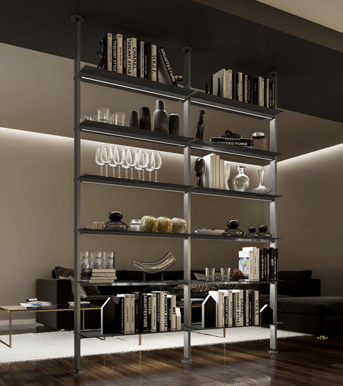 Librerie divisorie per creare ambienti più intimi