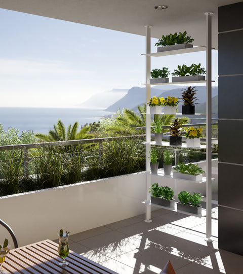 vertical line parete divisoria bianco