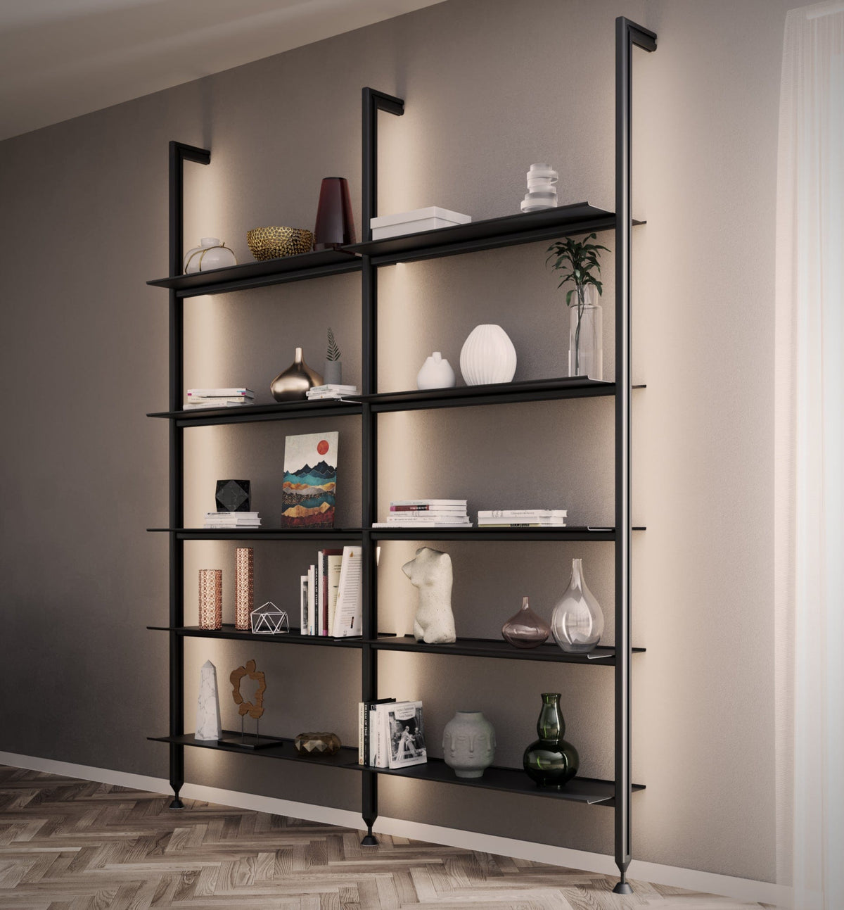 IO-L bookcase with LED IO-L bookcase with LED