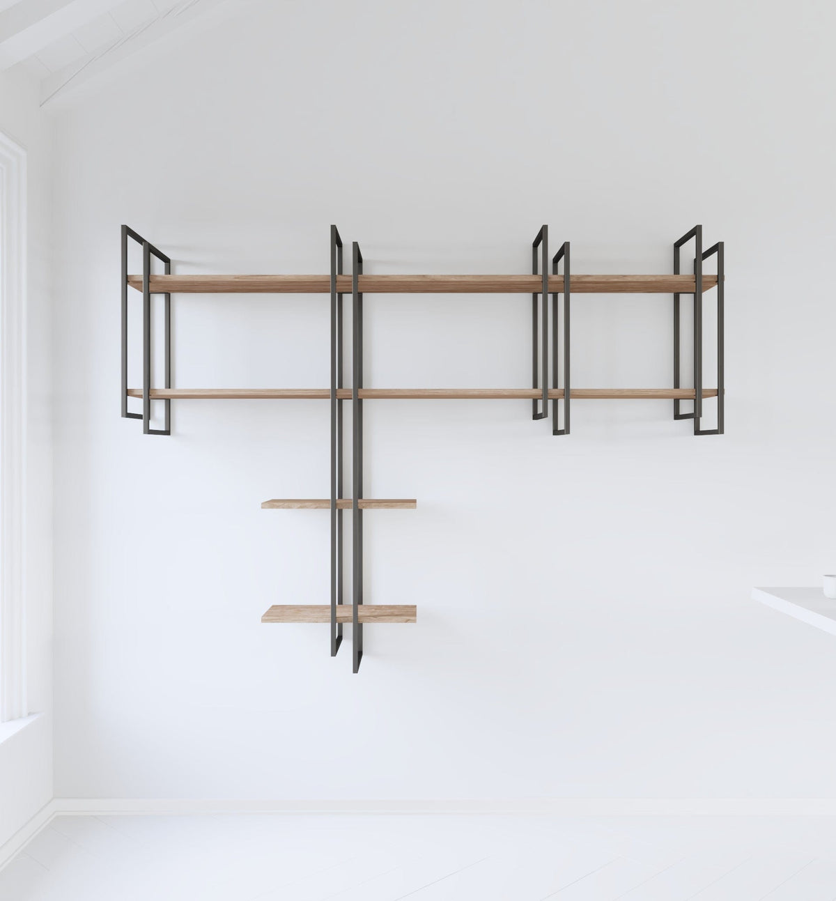 Shell wall-mounted bookcase Shell wall-mounted bookcase