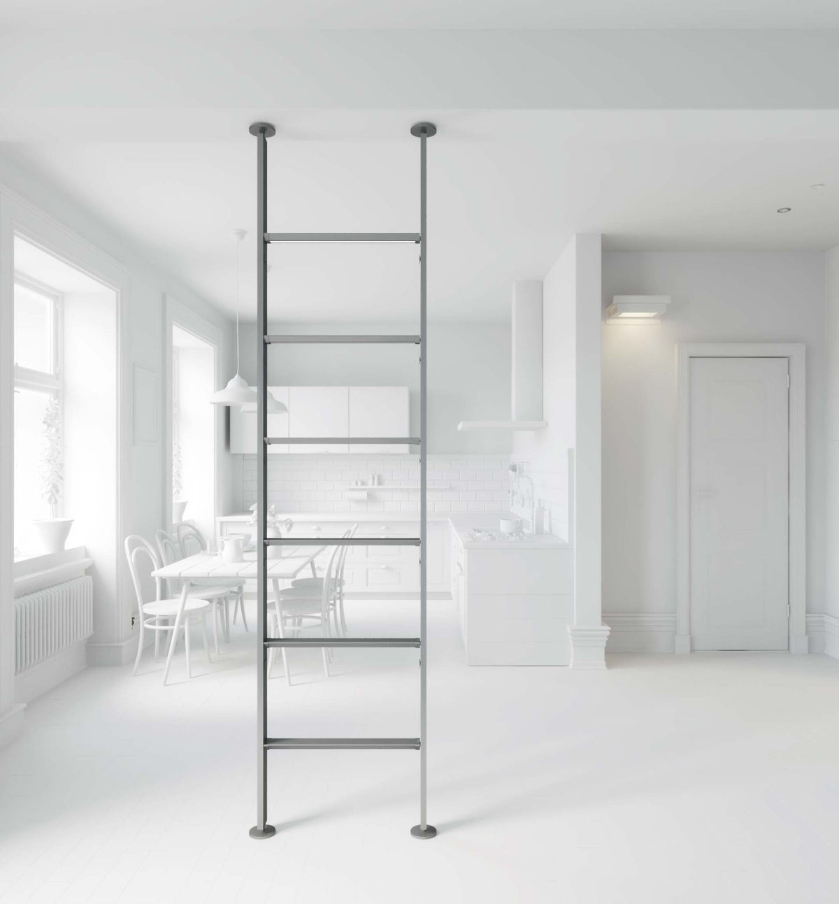 Vertical Line dividing bookcase Vertical Line dividing bookcase