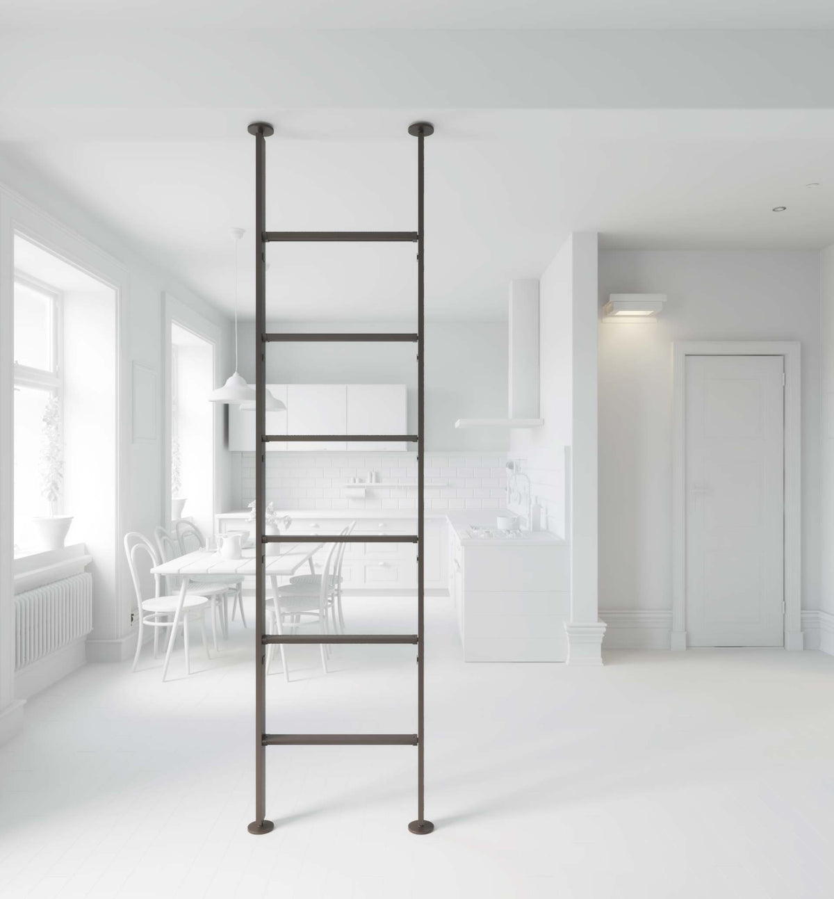 Vertical Line dividing bookcase Vertical Line dividing bookcase