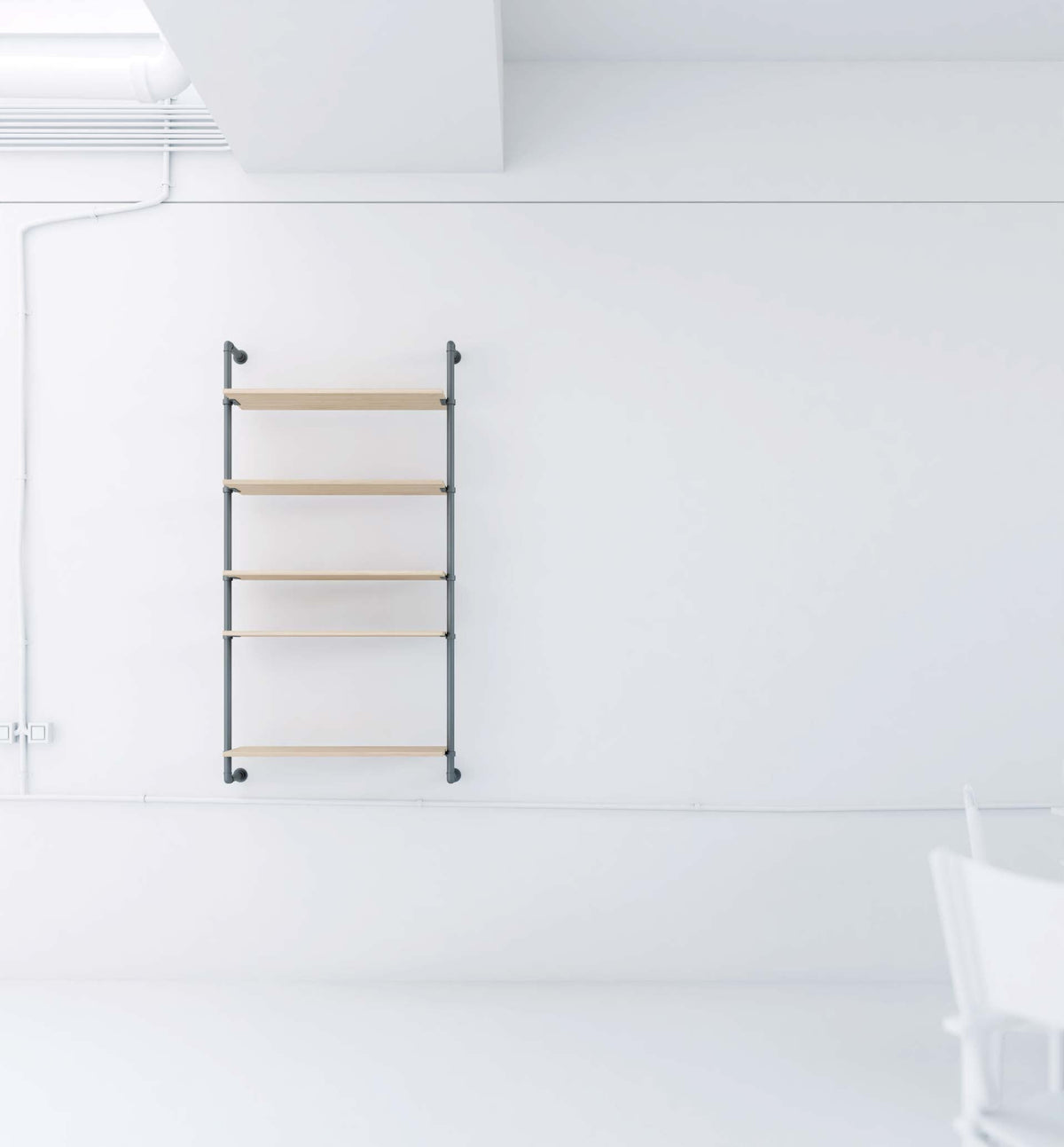 Pipe bookcase Pipe bookcase