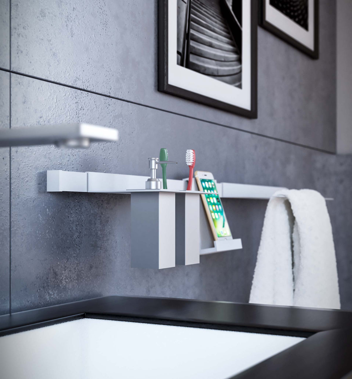 Rise bathroom rack Rise bathroom rack