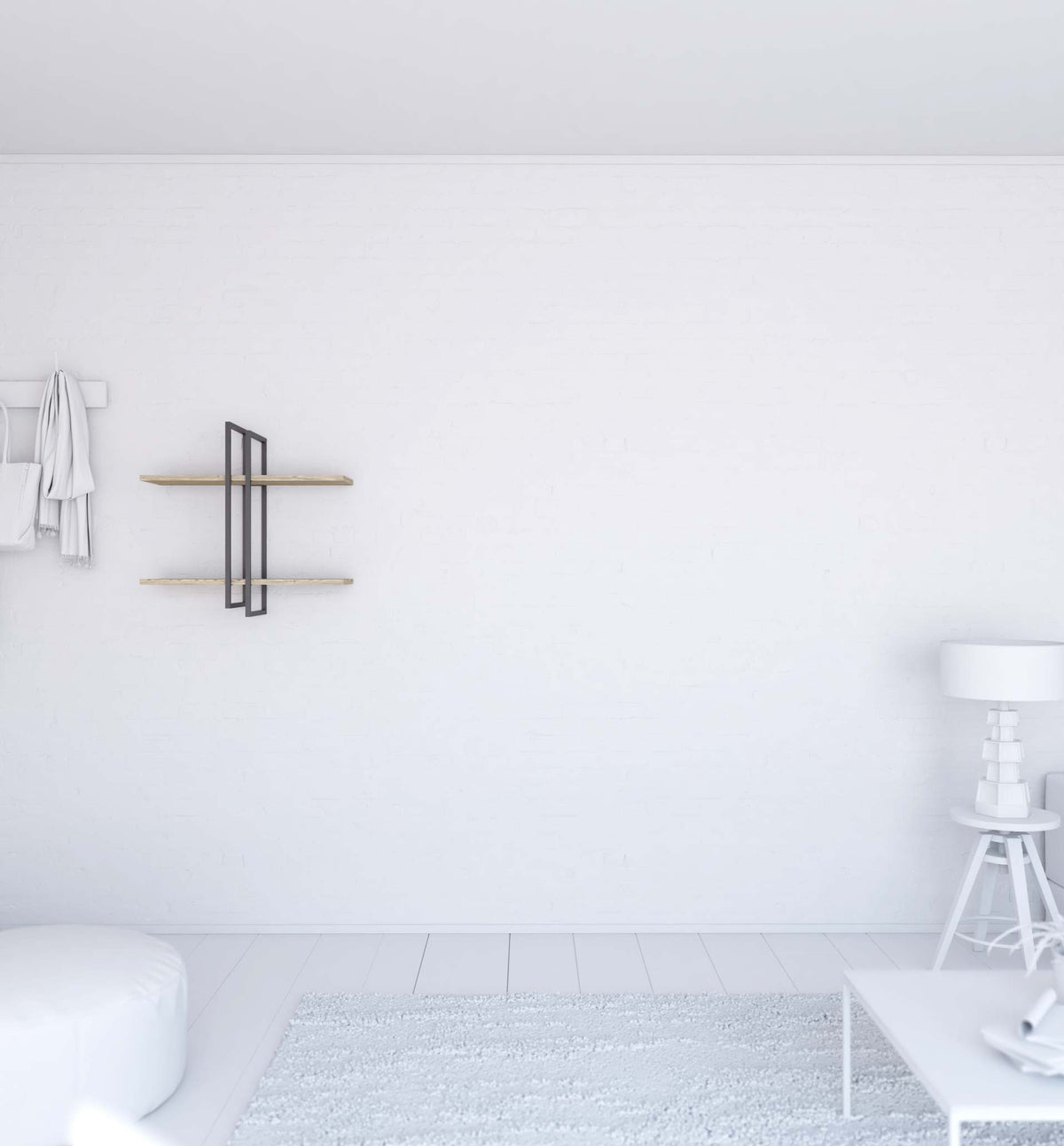 Shell wall-mounted bookcase Shell wall-mounted bookcase
