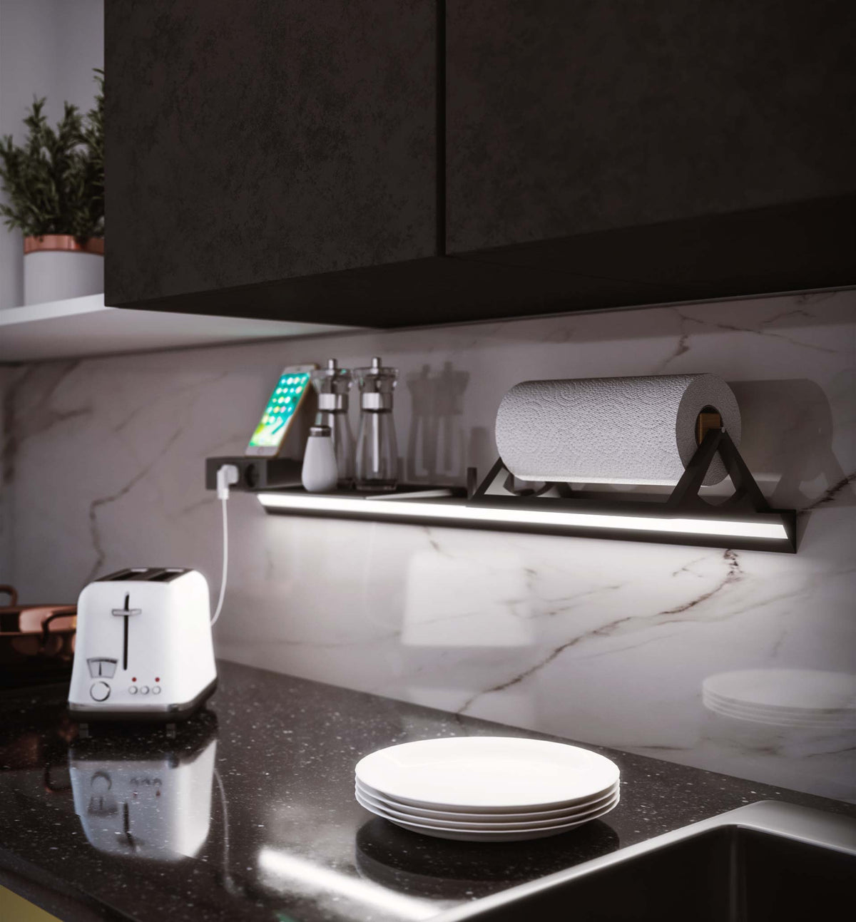 Triga sottopensile con LED Triga sottopensile con LED