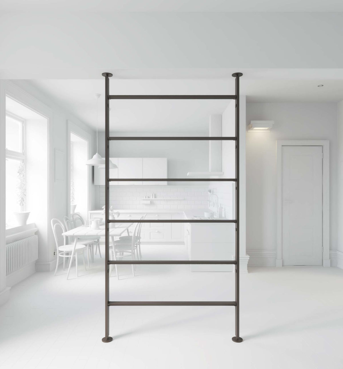 Vertical Line dividing bookcase Vertical Line dividing bookcase