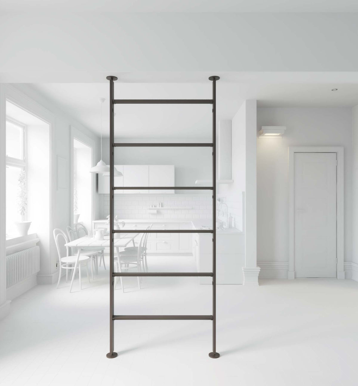 Vertical Line dividing bookcase Vertical Line dividing bookcase
