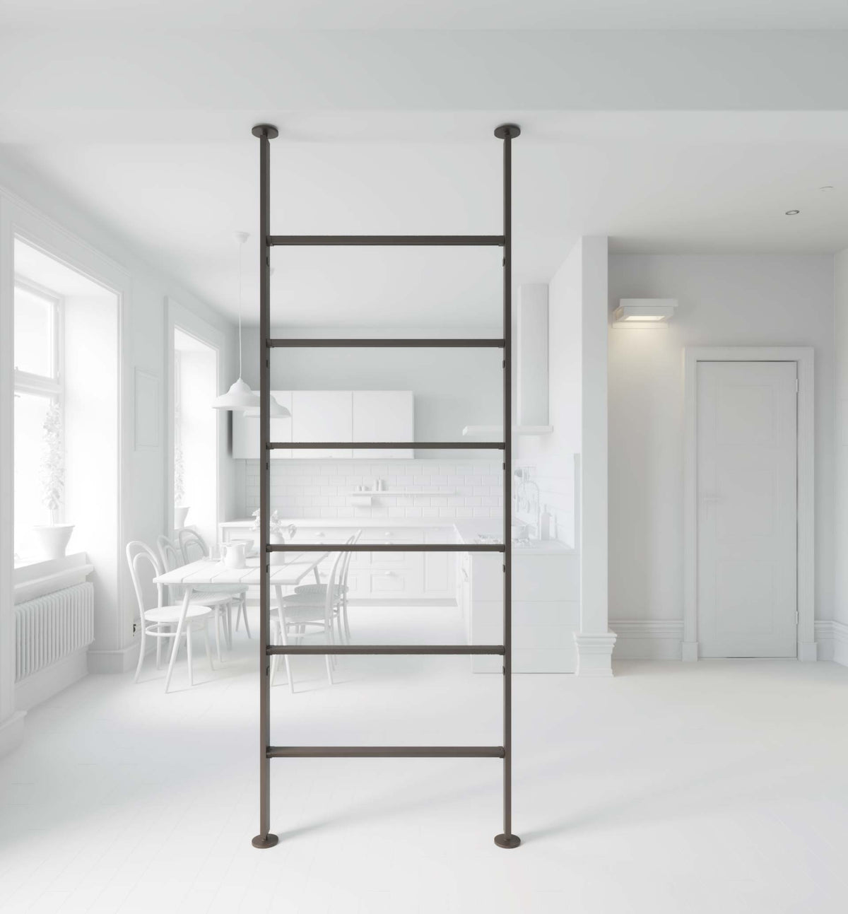 Vertical Line dividing bookcase Vertical Line dividing bookcase