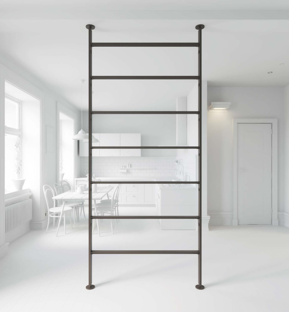 Vertical Line dividing bookcase Vertical Line dividing bookcase