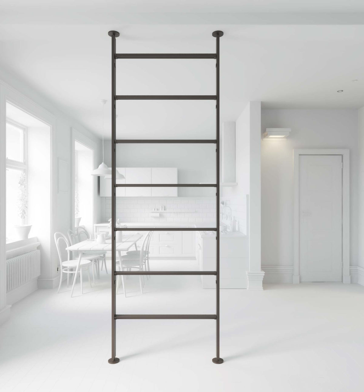 Vertical Line dividing bookcase Vertical Line dividing bookcase