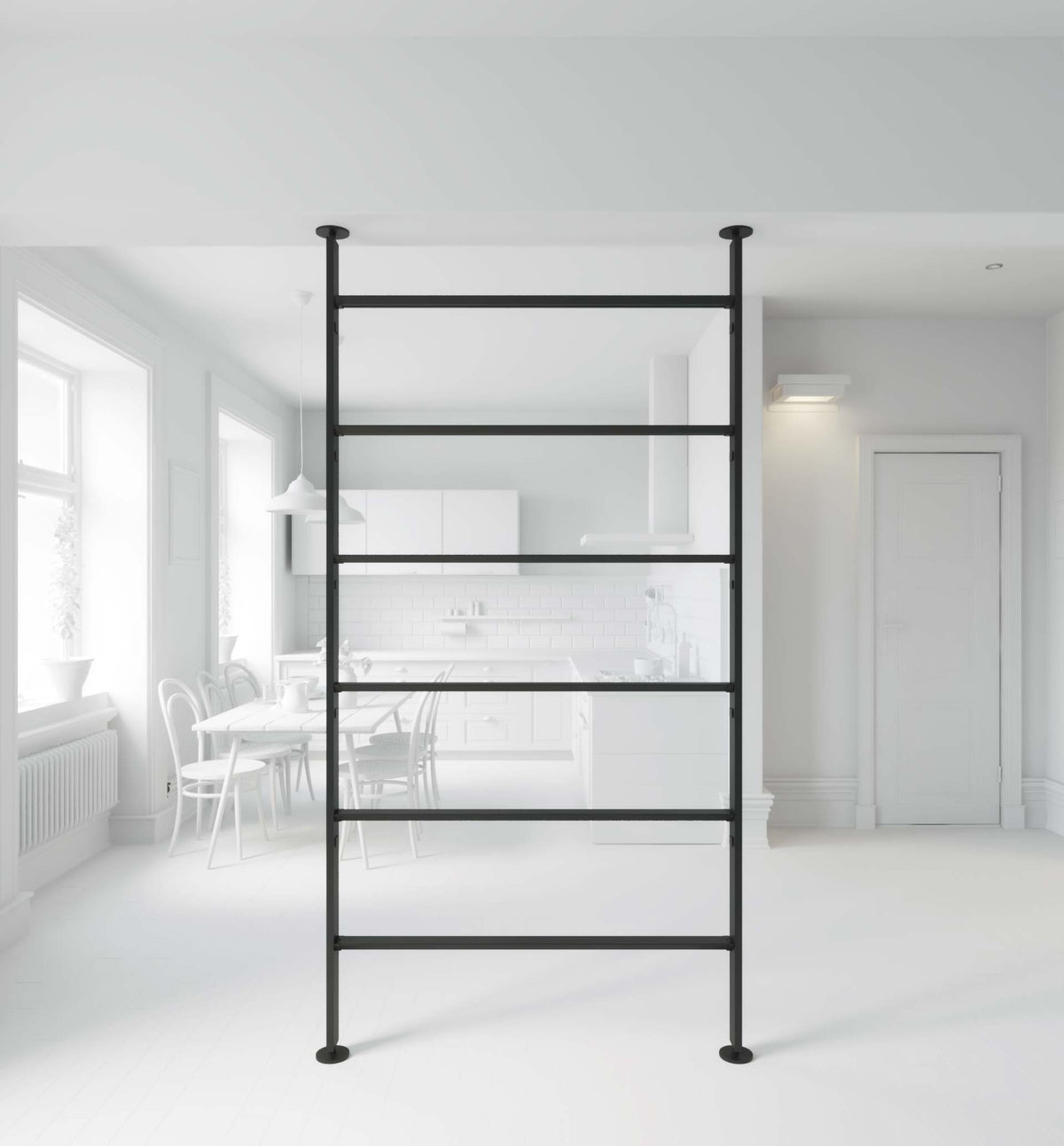 Vertical Line dividing bookcase Vertical Line dividing bookcase
