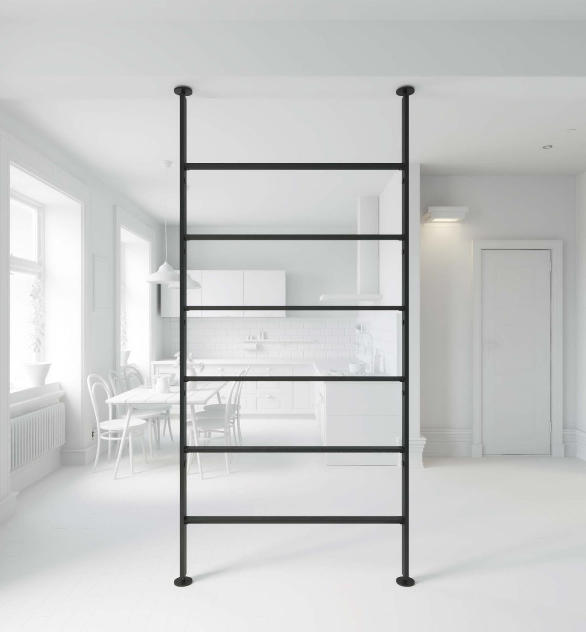 Vertical Line dividing bookcase Vertical Line dividing bookcase