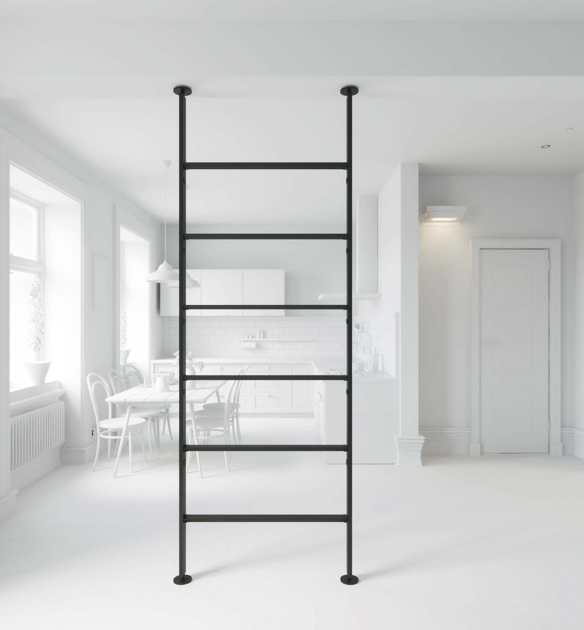 Vertical Line dividing bookcase Vertical Line dividing bookcase