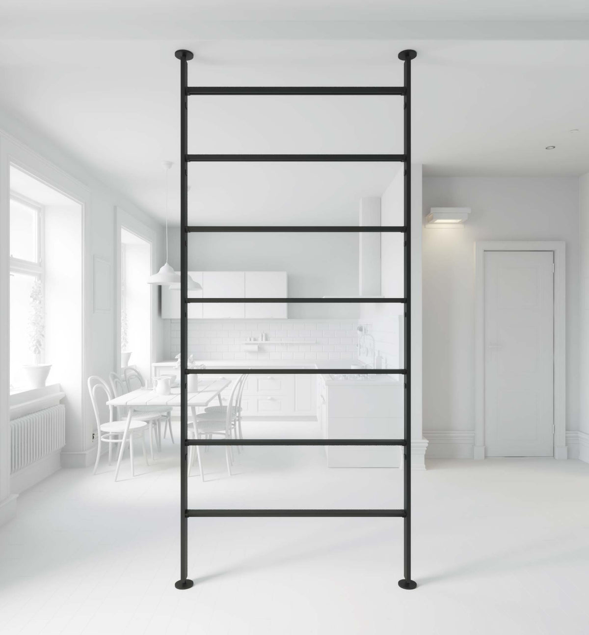 Vertical Line dividing bookcase Vertical Line dividing bookcase