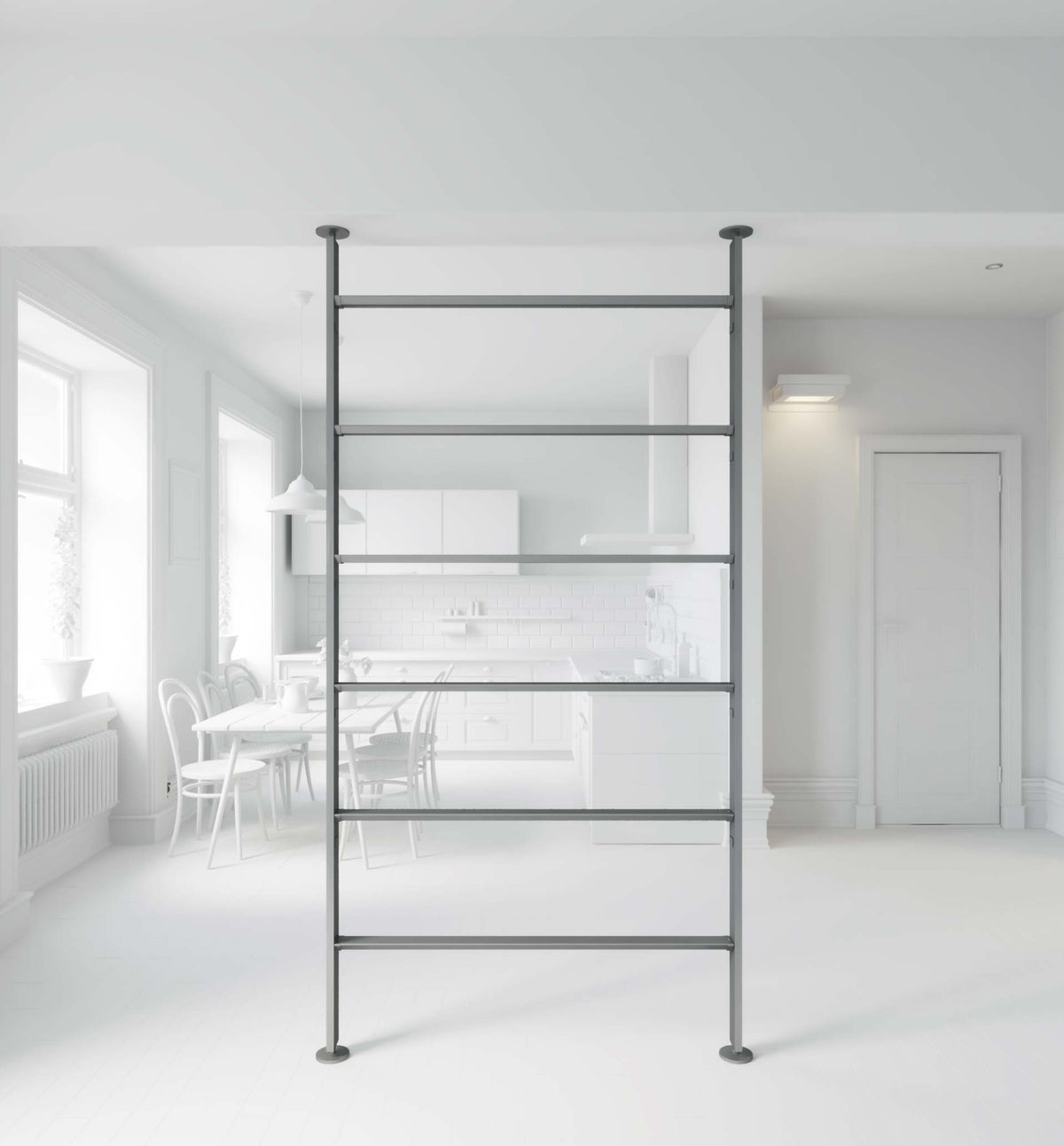Vertical Line dividing bookcase Vertical Line dividing bookcase