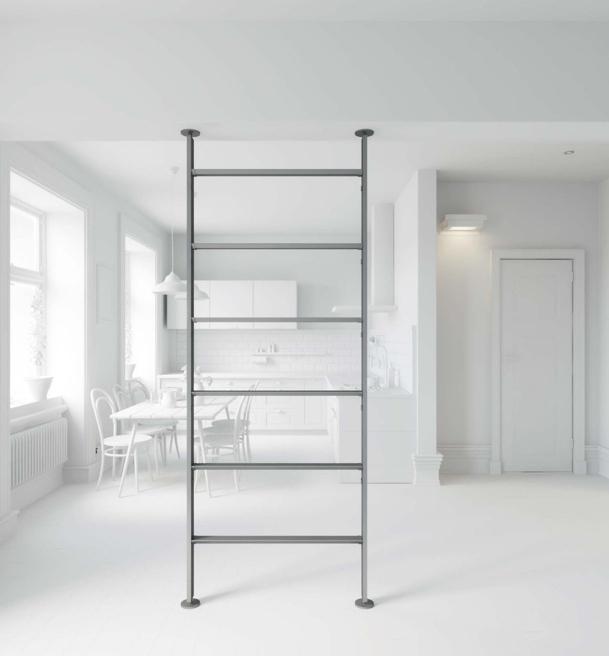 Vertical Line dividing bookcase Vertical Line dividing bookcase