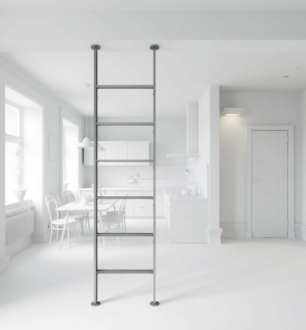 Vertical Line dividing bookcase Vertical Line dividing bookcase