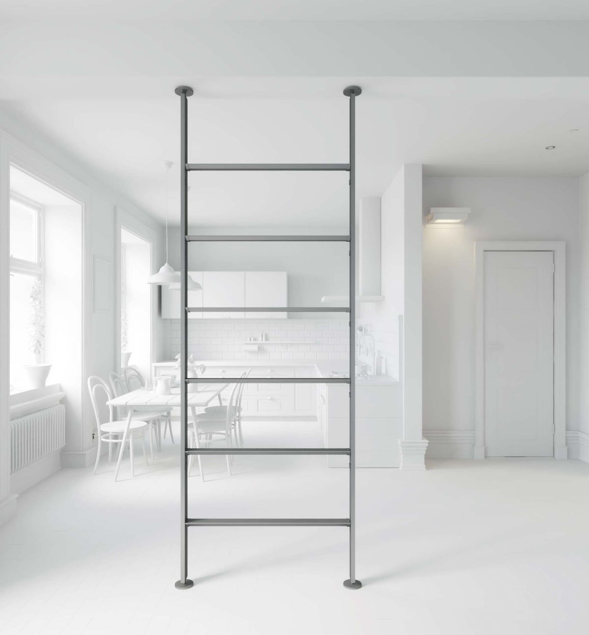 Vertical Line dividing bookcase Vertical Line dividing bookcase