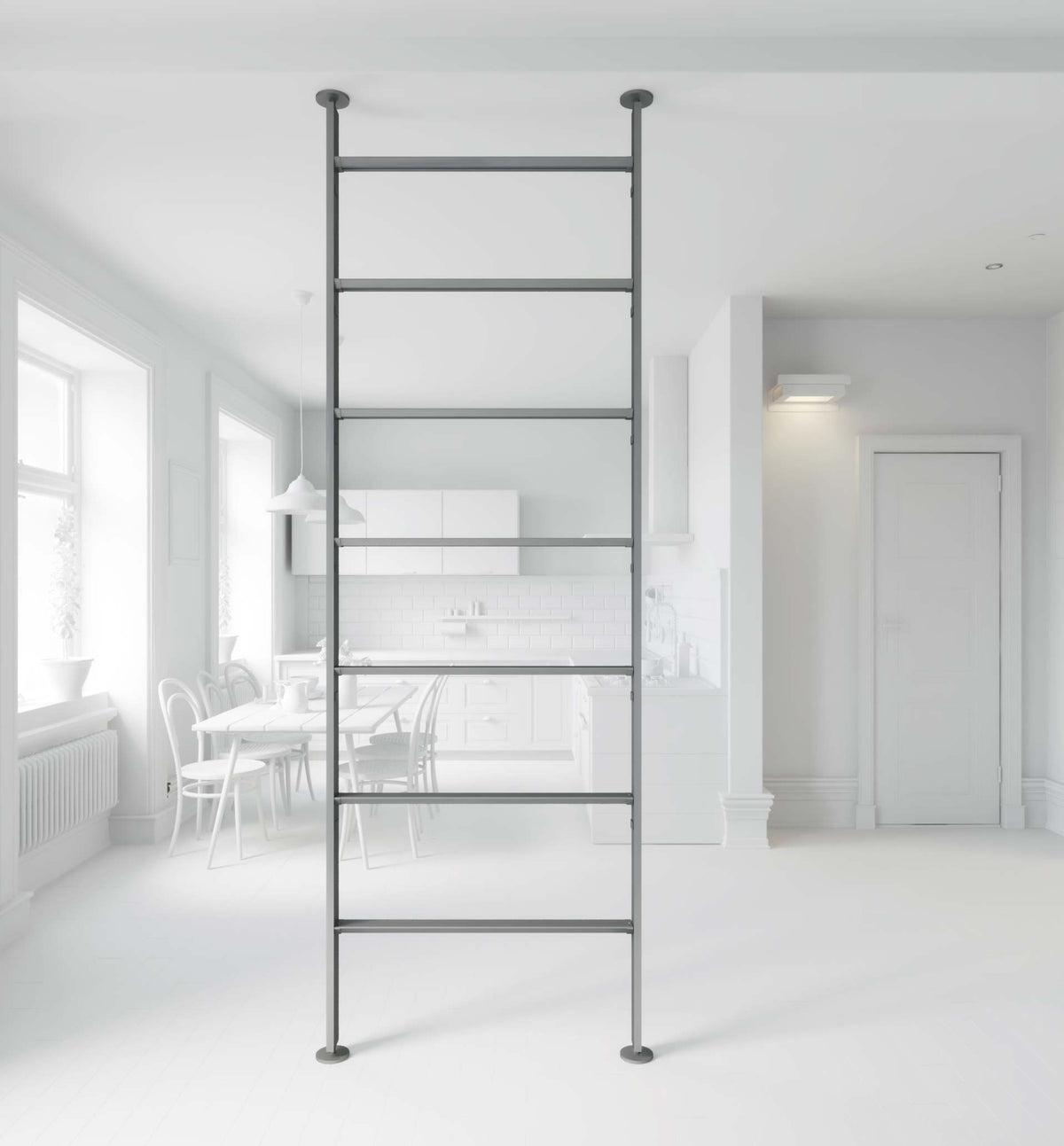 Vertical Line dividing bookcase Vertical Line dividing bookcase