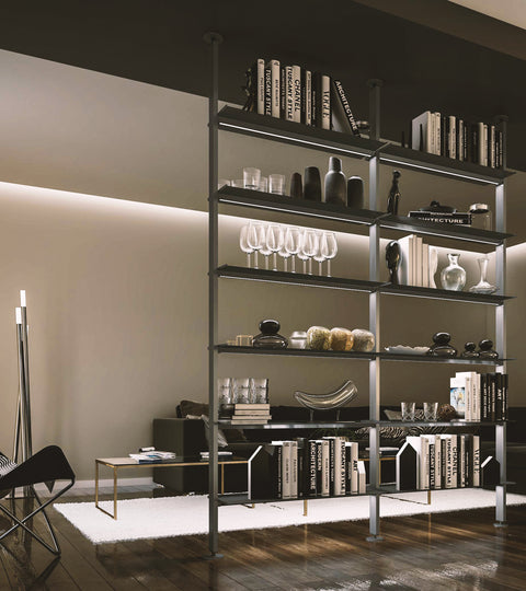 Vertical Line Lux libreria con illuminazione integrata