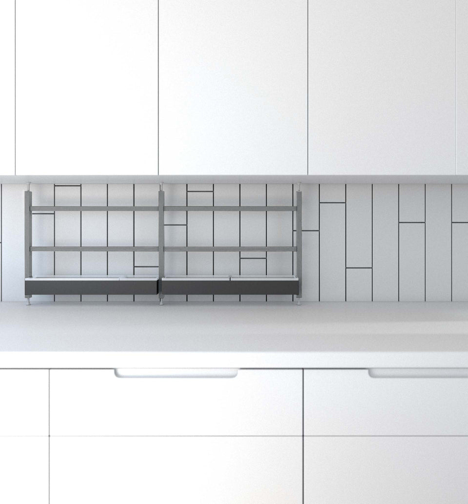 Grid modular kitchen racks system