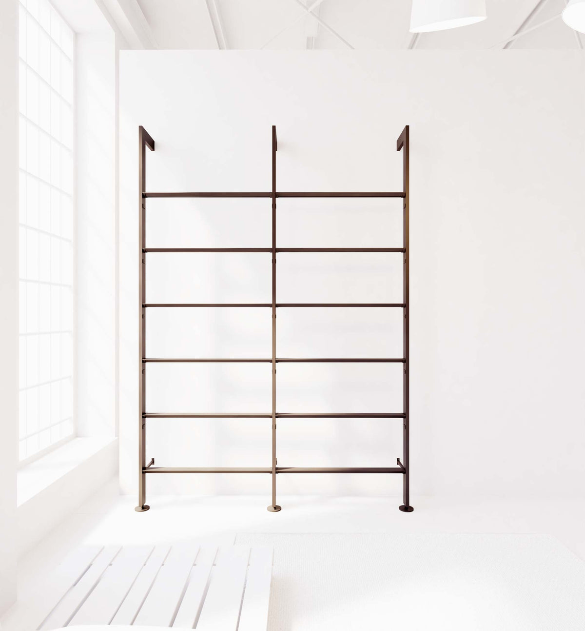 Giostra-L wall-mounted bookcase