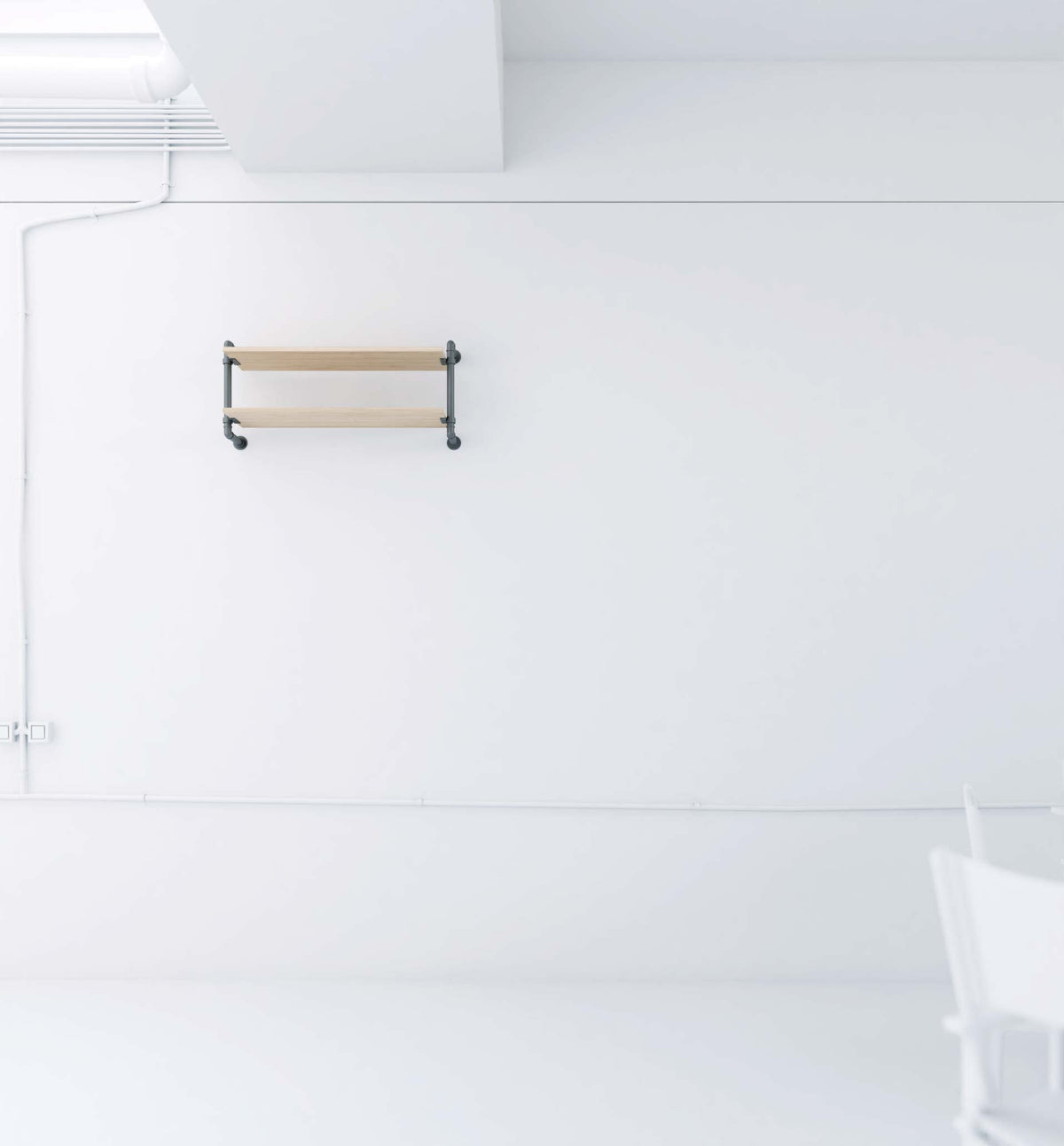 Pipe bookcase