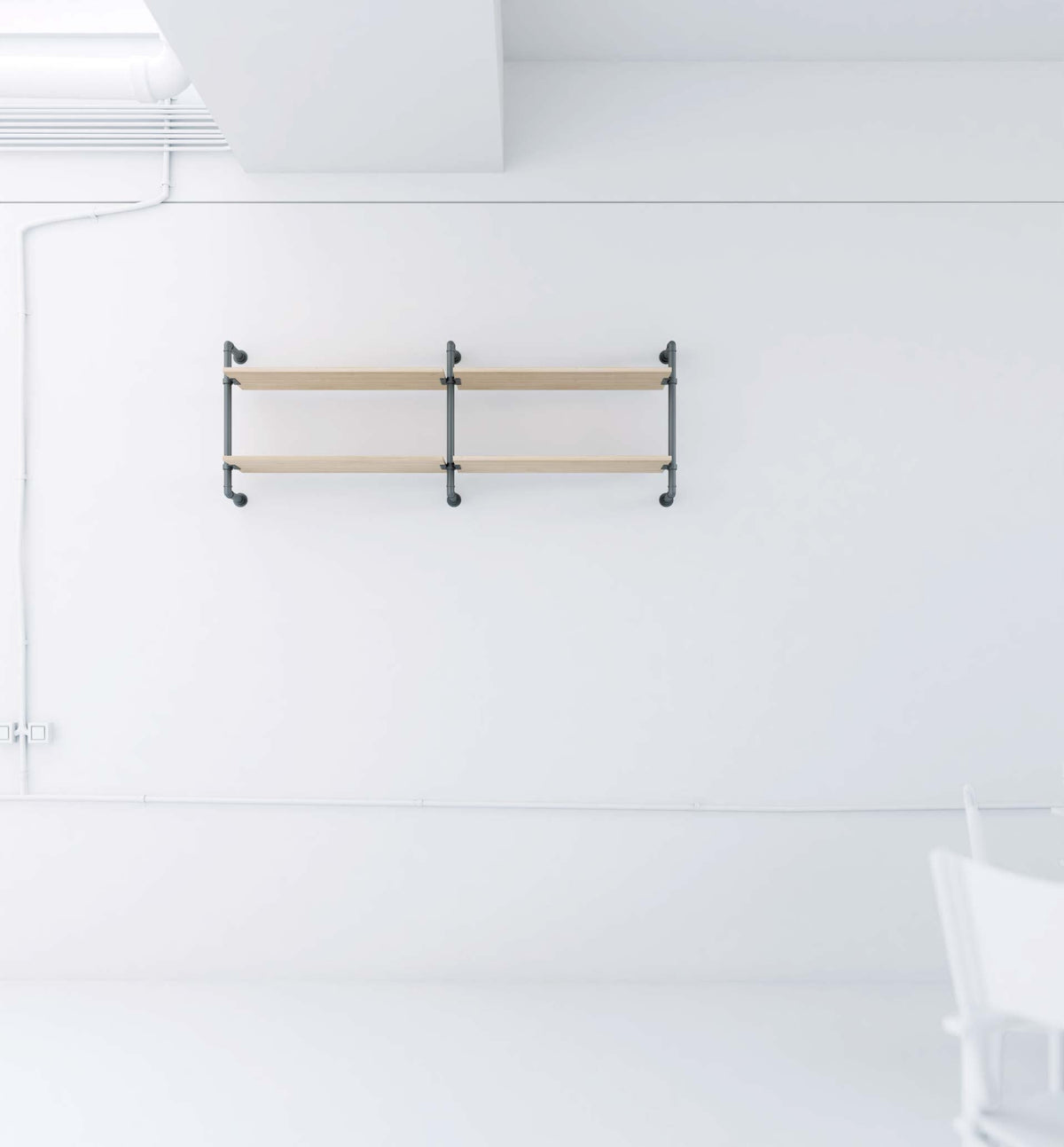 Pipe bookcase
