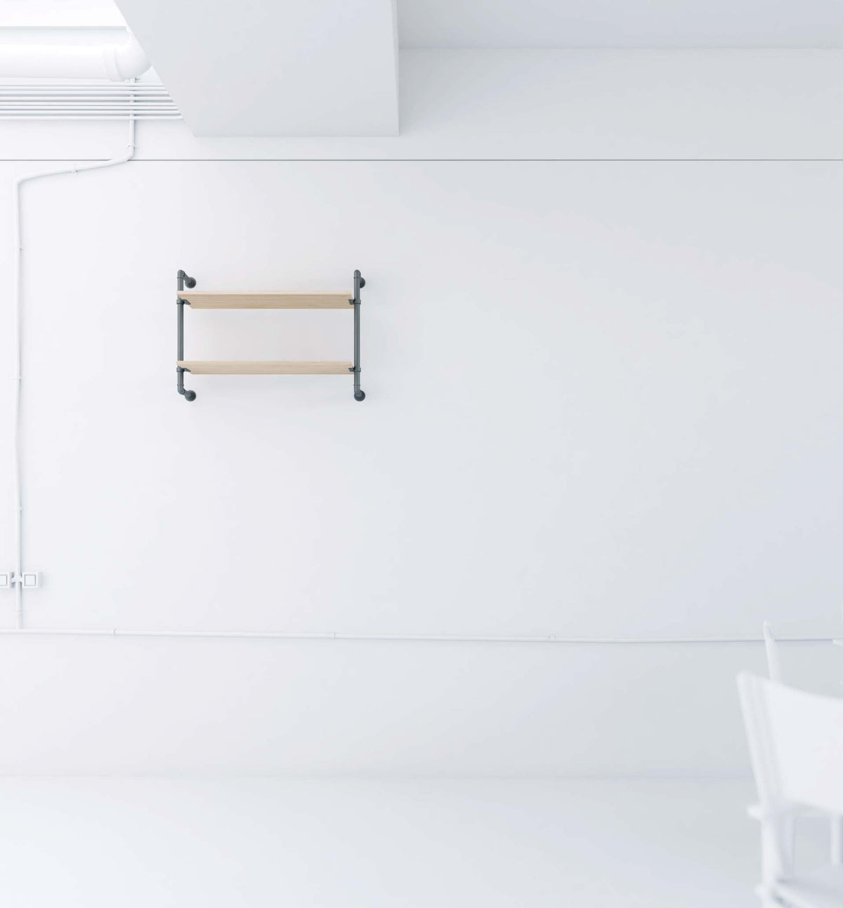 Pipe bookcase