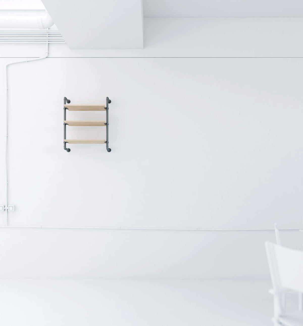 Pipe bookcase